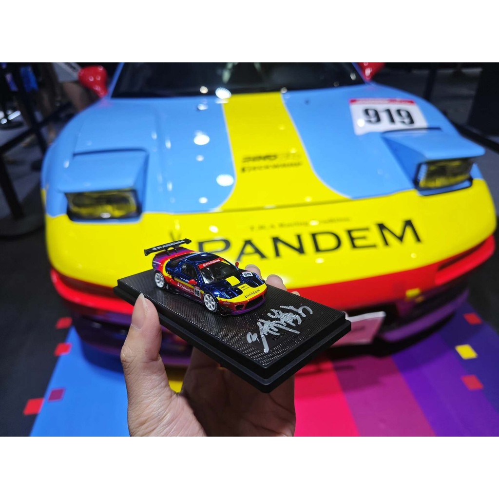 [Miura Kei assinado] MODELOS INNO Honda NSX (NA1) MODELOS INNO Honda NSX (NA1) PANDEM Rocket Bunny Racing Model, APA XPO