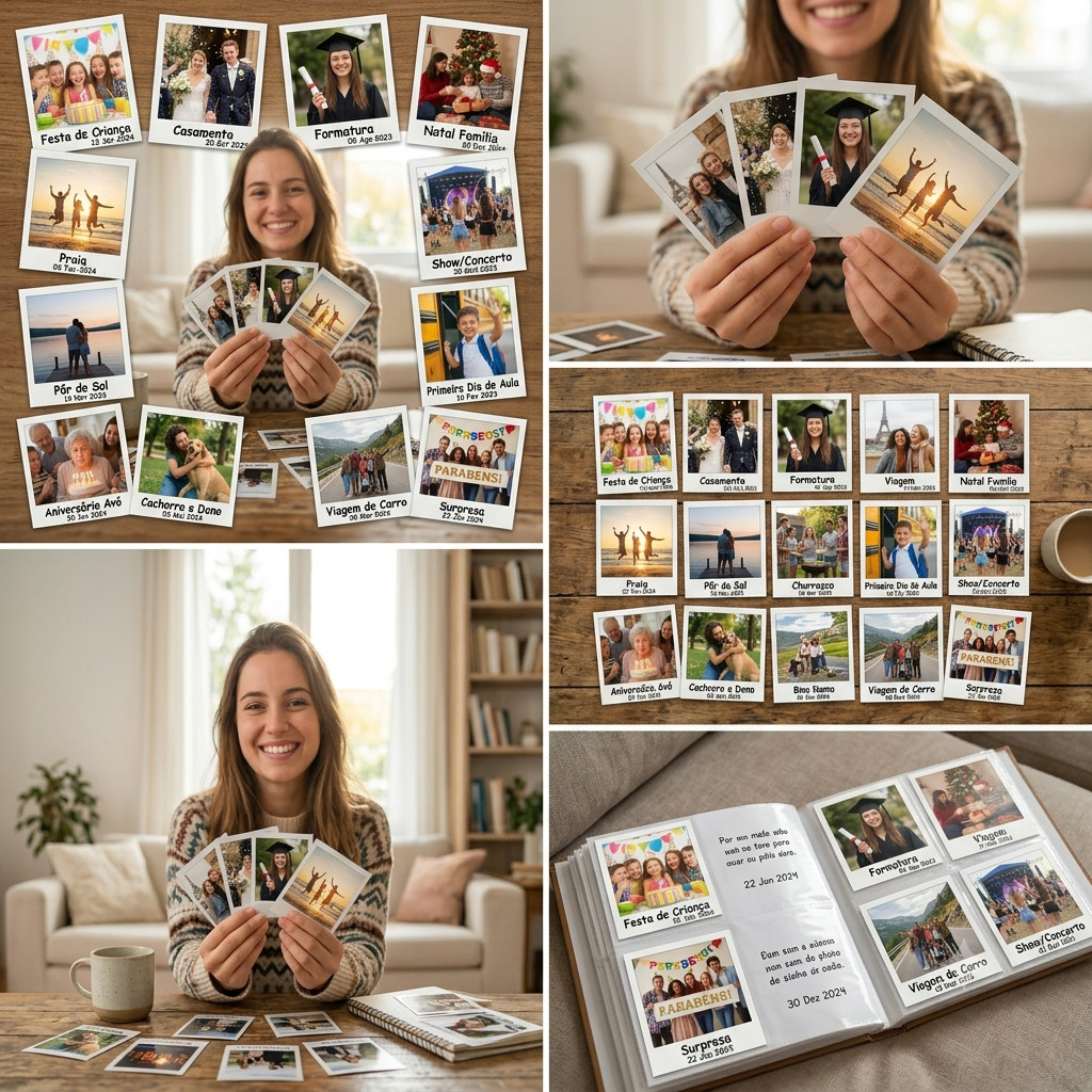 Fotos Polaroid Kit Revelação de 10 - 100 Fotos 10x15 Reveladas