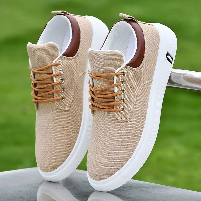 Velho pequim sapatos de pano sapatos masculinos primavera verão respirável sapatos de lona antiderrapante sapatos de cam