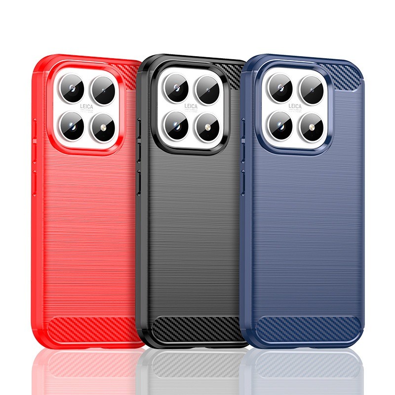 Capa de Fibra de Carbono para Xiaomi Mi 14T 15T 17T Pro 14 Pro 15 Pro 17 Pro Max 14 Ultra 15 Ultra 17 Ultra - Capa Prote