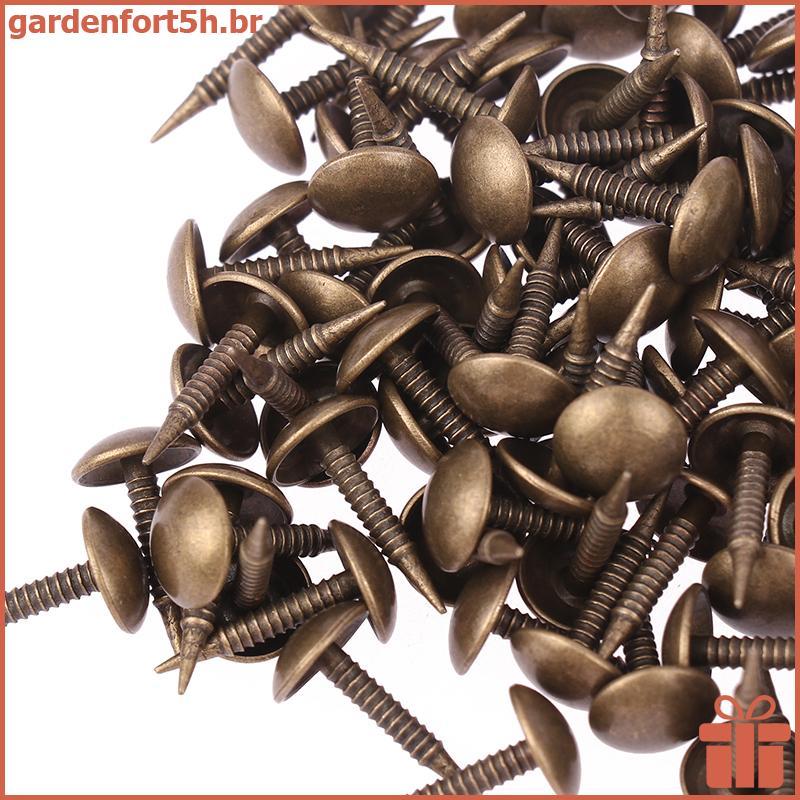 GARDE 100 Pçs Antigo Bronze Estofamento Unhas Jóias Caixa De Madeira Sofá Ta Parafuso Prisioneiro Pushpin Portanail Móve