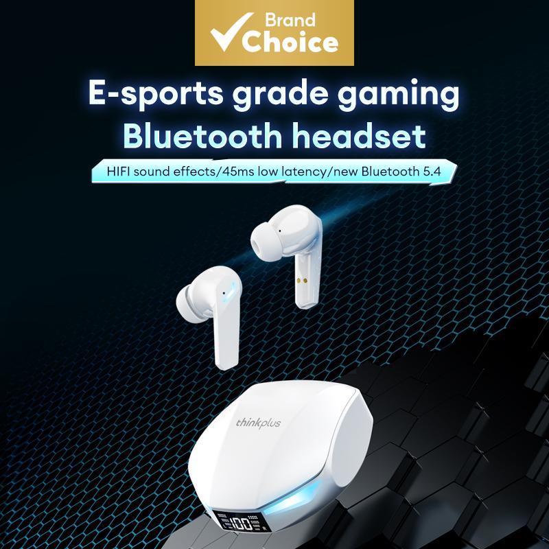 Fones de Ouvido Bluetooth Lenovo Thinkplus XT53 TWS 5.4, à Prova d’Água, com Display LED Digital, para Jogos, Latência