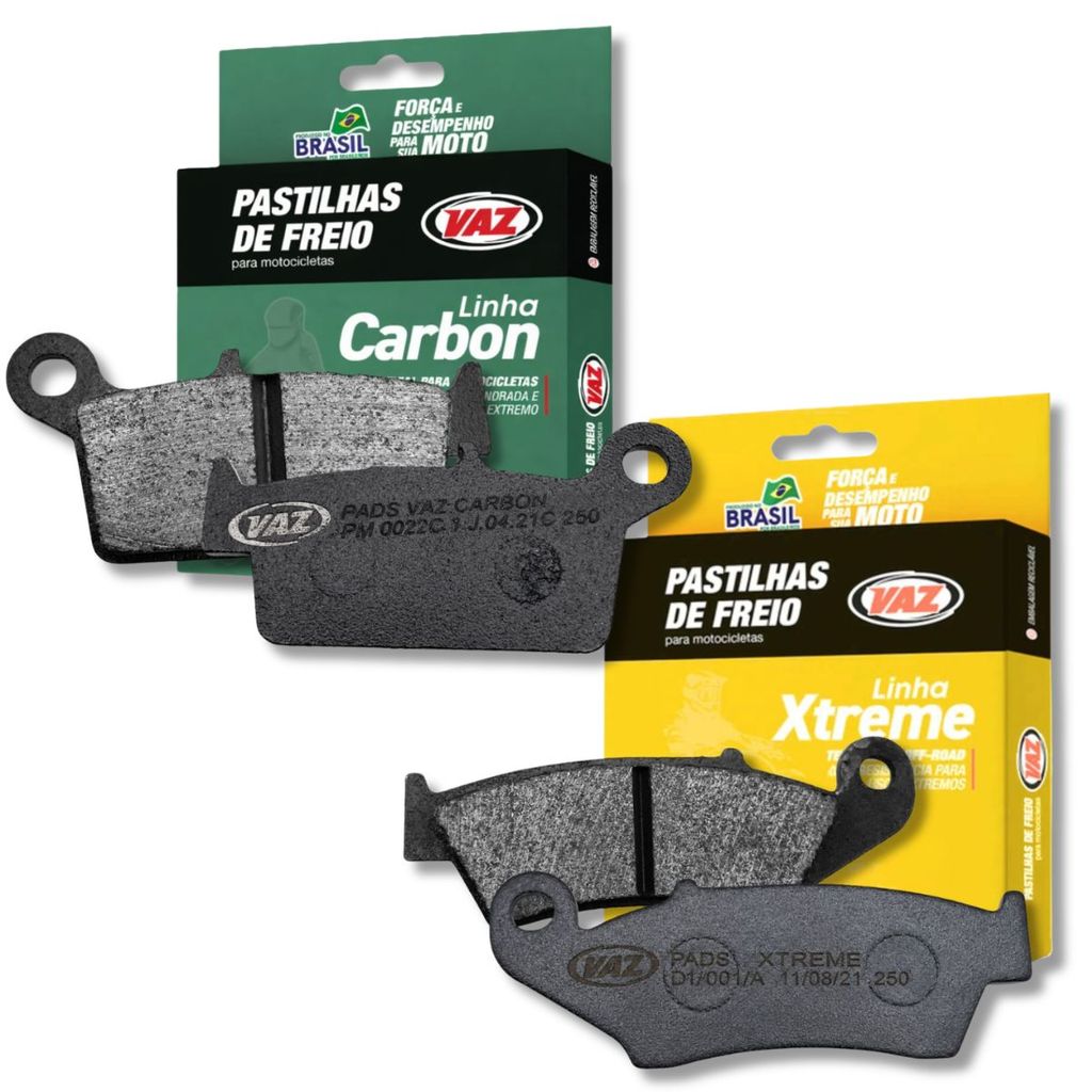 Kit Pastilhas de Freio Xre 300 Sem Abs 2008 A 2018 Ecopads Vaz