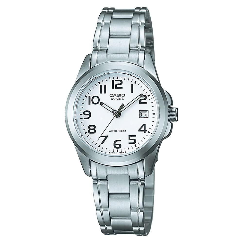 Relógio Casio Feminino Ref: Ltp-1259pd-7beg Clássico Prateado