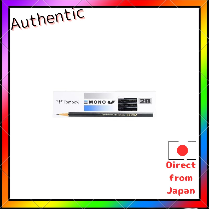 Tombow Pencil Pencil Mono J 2B MONO-J2B Set of 5
