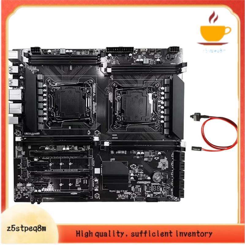 Placa-Mãe De Soquete Duplo X99 LGA2011-3 Portas Ethernet Duplas Suporta RAM 8XDDR3 CPU E5 2678 V3 2676 V3