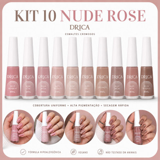 Esmaltes Nude e Rosa - 46% OFF! 💅