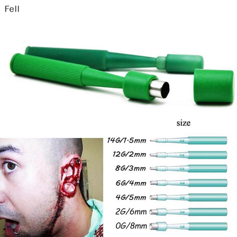 [Fel] Perfurador Dérmico De Biopsia Para Ferramenta De Pele , Perfuração De Âncora Dérmica Esterilizada , Piercing , Ven