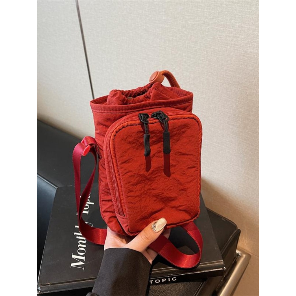 Super quente saco portátil feminino Cross-corpo ombro garrafa de água saco do telefone móvel Yoga Commuter jovem moda la