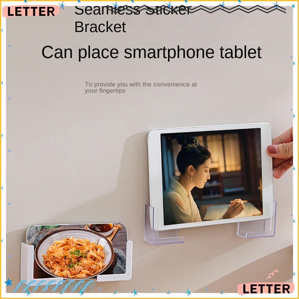 Carta 1 Par De Suporte Para Celular , Multifuncional Computador Tablet Tipo Dividido Montado Na Parede