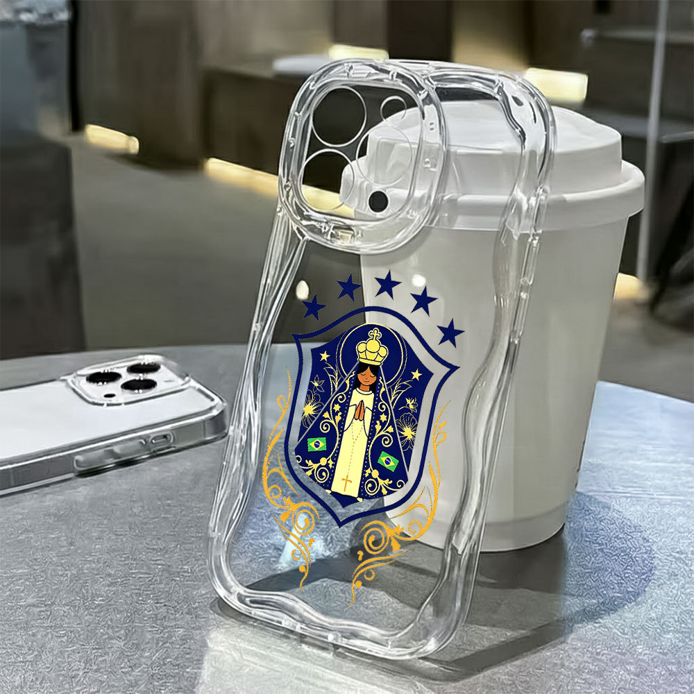 Hexa Brasil！Com Maria Capa Capinha Para Samsung Galaxy A03 A04E A05 A06 A12 A13 A14 A15 A16 A23 Silicone Normal Cristal