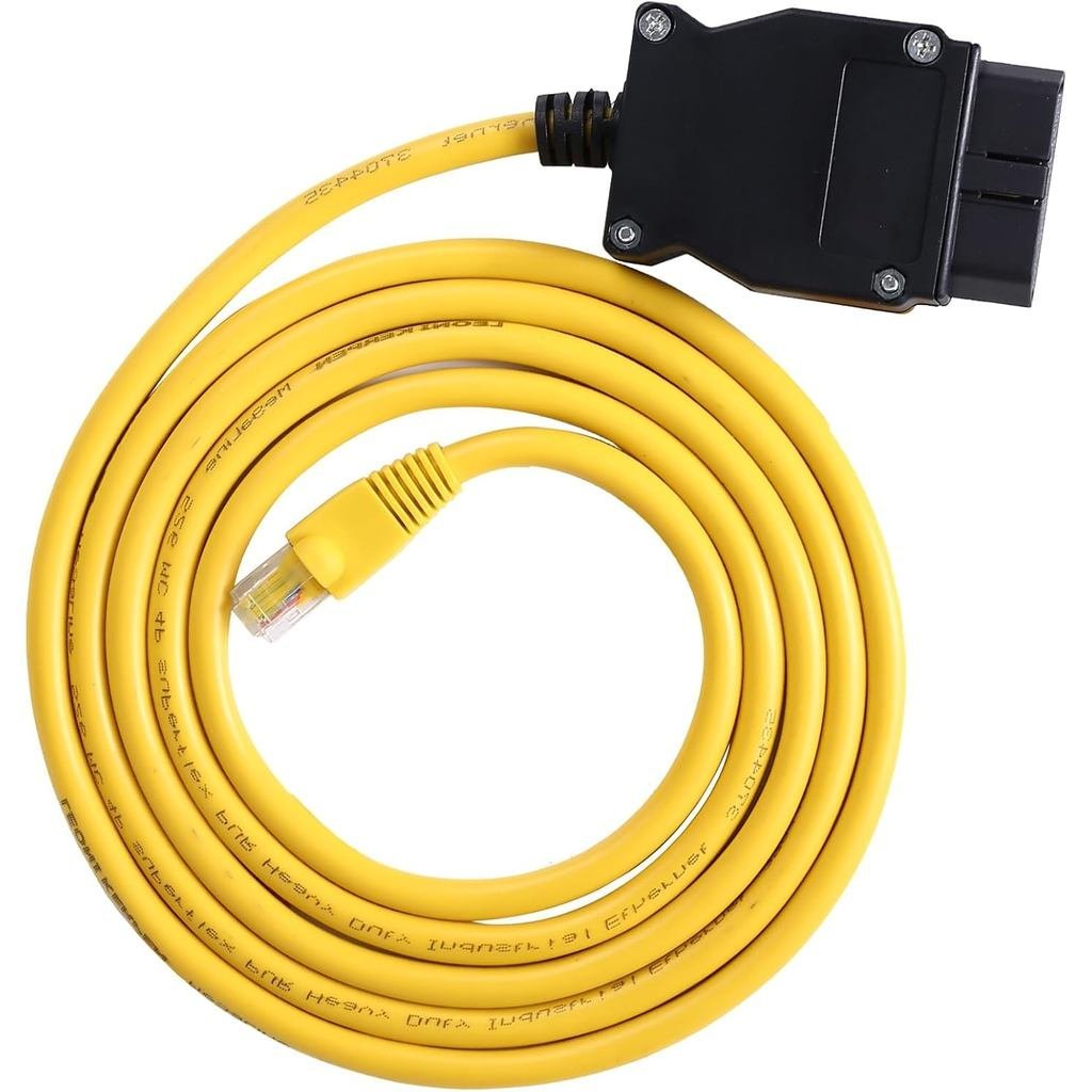 Cabo Enet OBD2 para Codificação BMW Série F, Cabo OBD ENET RJ45 Compatível com E-SYS ICOM ISTA+ Bootmod3 Bimmercode, 6.6