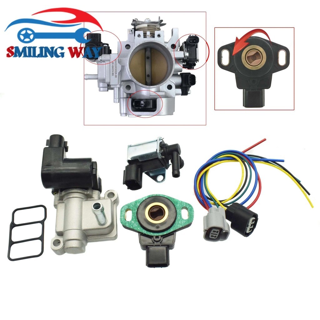 Para Honda CR-V CRV 2002-2005 Válvula De Controle De Ar Ocioso 2.4L Ou Sensor De Posição Do Acelerador Solenóide Conecto