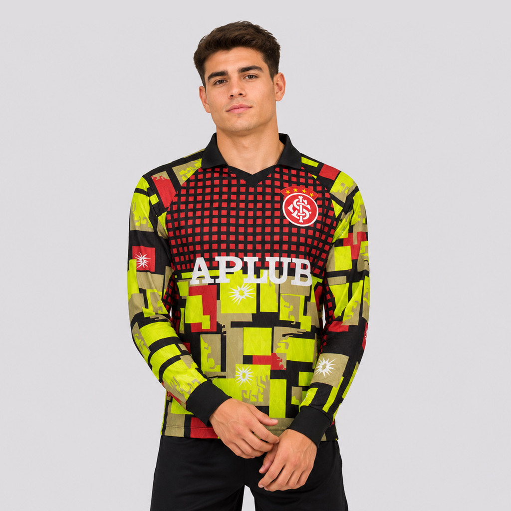 Camisa Internacional Retrô Goleiro 1995 Manga Longa