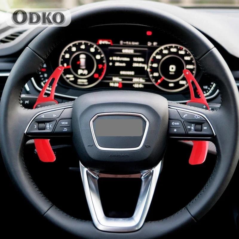 2PC Volante Do Carro Shift Paddle Shif Para Audi A3 S3 facelift A5 S5 A4 B9 Q7 2016-2017 TTS DSG Pad Extensão