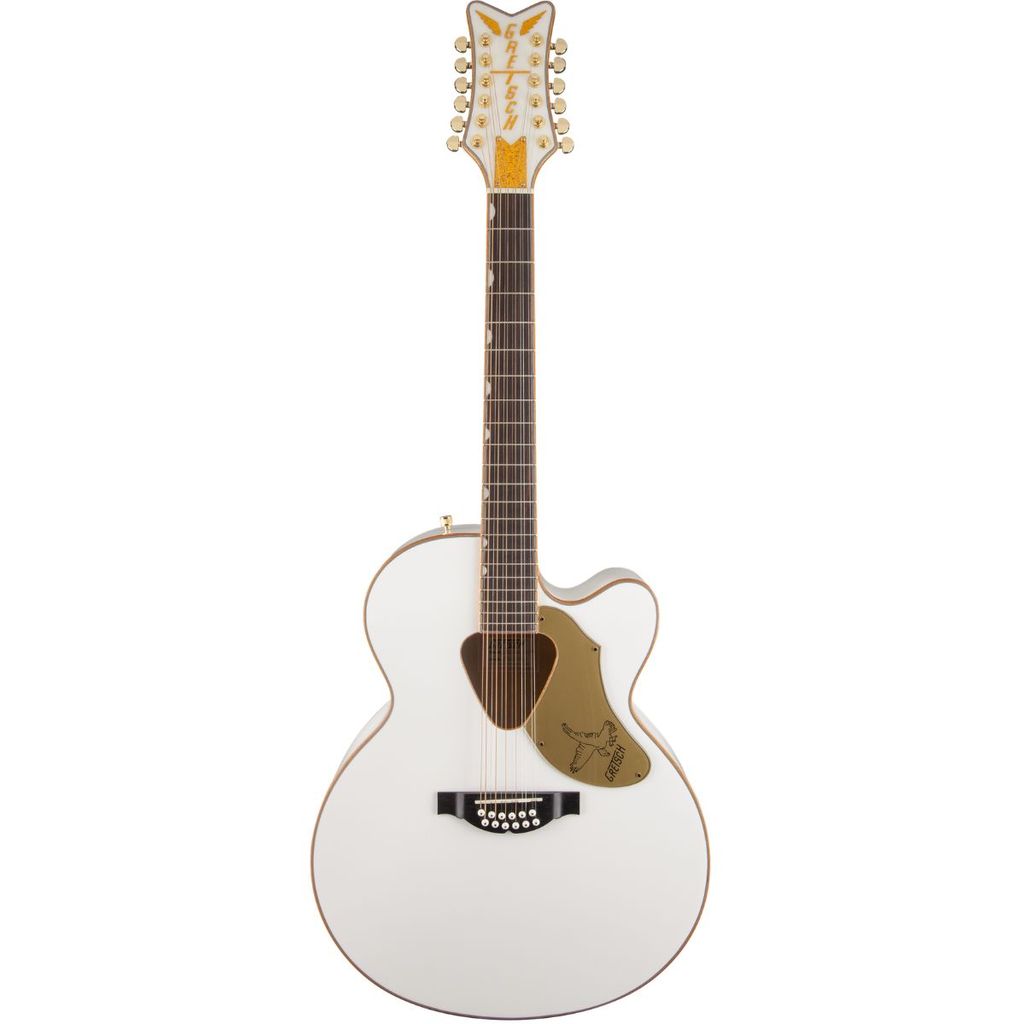 Violão Eletroacústico 12 Cordas Gretsch G5022CWFE-12 Jumbo White Falcon