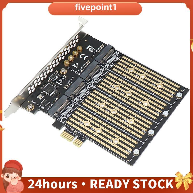 1 PCS 10 Gbps Para PCI Express X1 Adaptador-E M . 2 Placa De Expansão Riser B Key M2 4 Portas NGFF SATA SSD