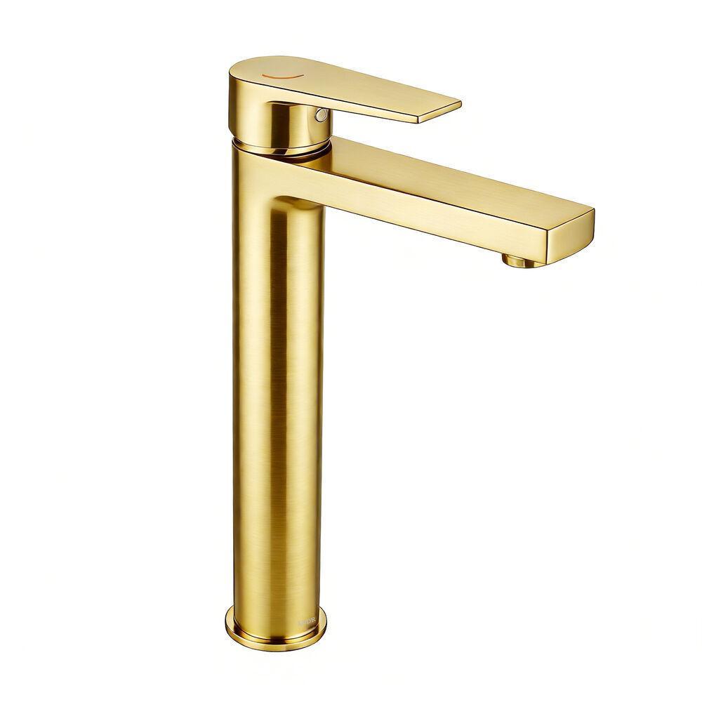 Torneira Misturador Monocomando Livo Gold Escovado Addra