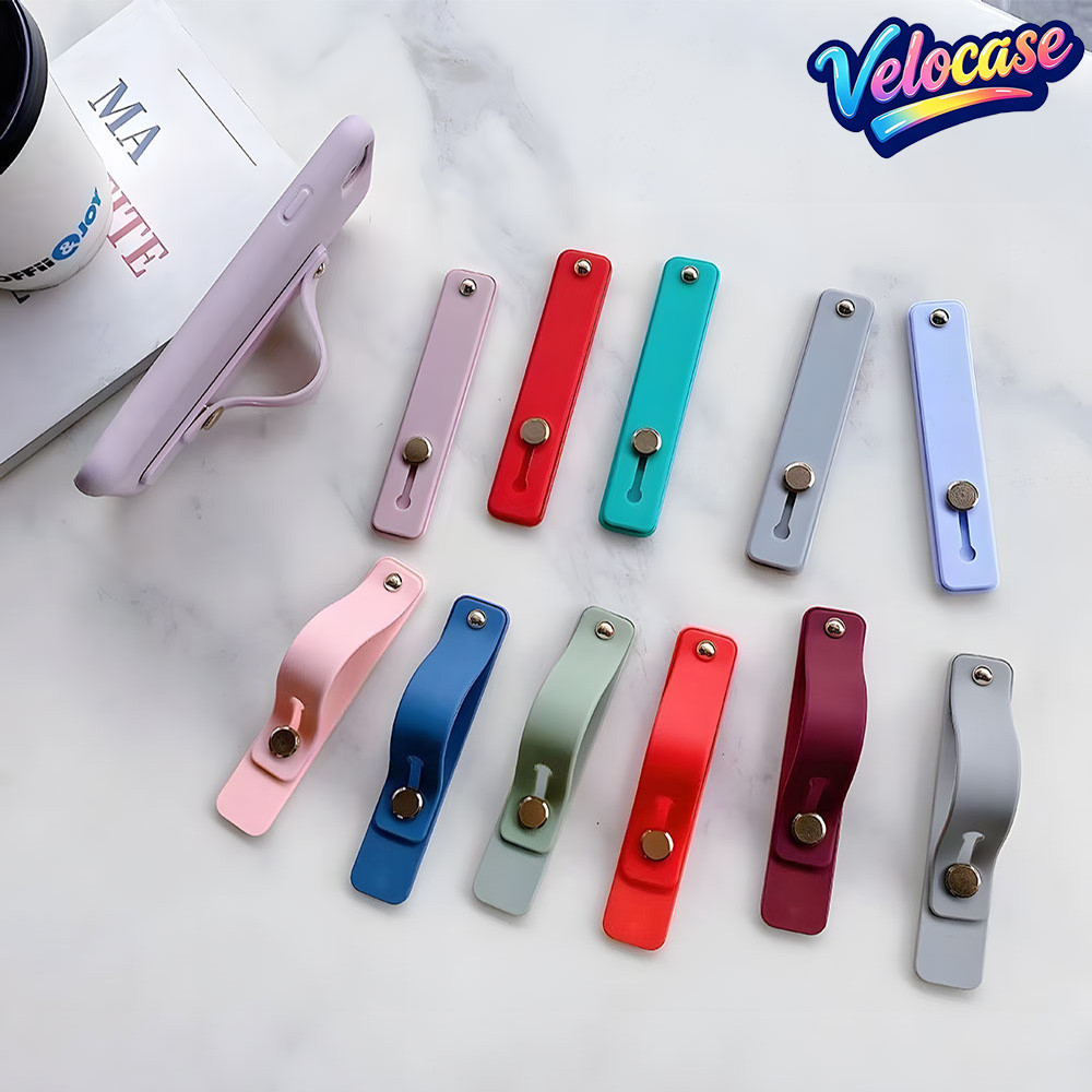 Suporte Deslizante de Mão para Celular Multifuncional Anti Queda Compacto e Leve Universal para Todos Modelos KZJ003