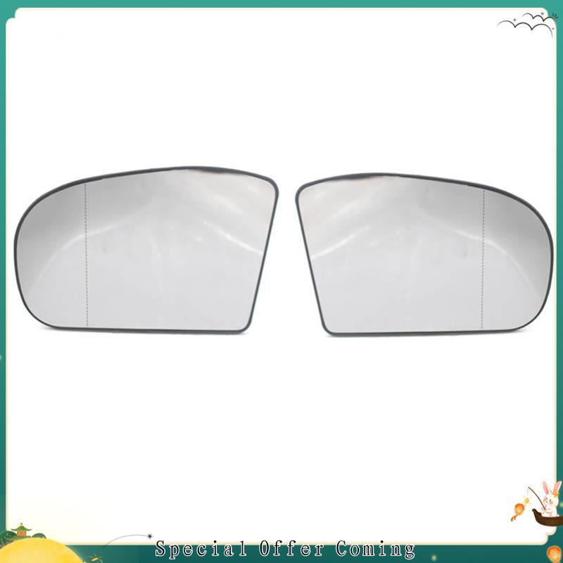Heheshophhuuele1 Par De Substituição De Lente De Vidro Para Espelho Retrovisor Lateral Direito E Esquerdo W203 W211 2038
