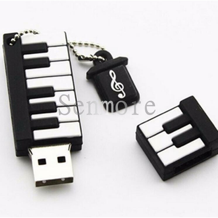 Pen Drive USB em Forma de Piano 128GB 64GB 32GB 16GB 8GB 1GB 2.0 8863 8863