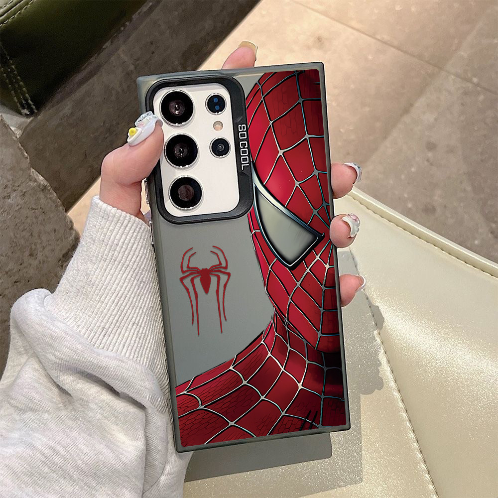 Capinha Premium TPU Homem-Aranha Clássico para Samsung Galaxy S25 S24 S23 Ultra A54 A35 A15 A06 A55 A35 S21 S22