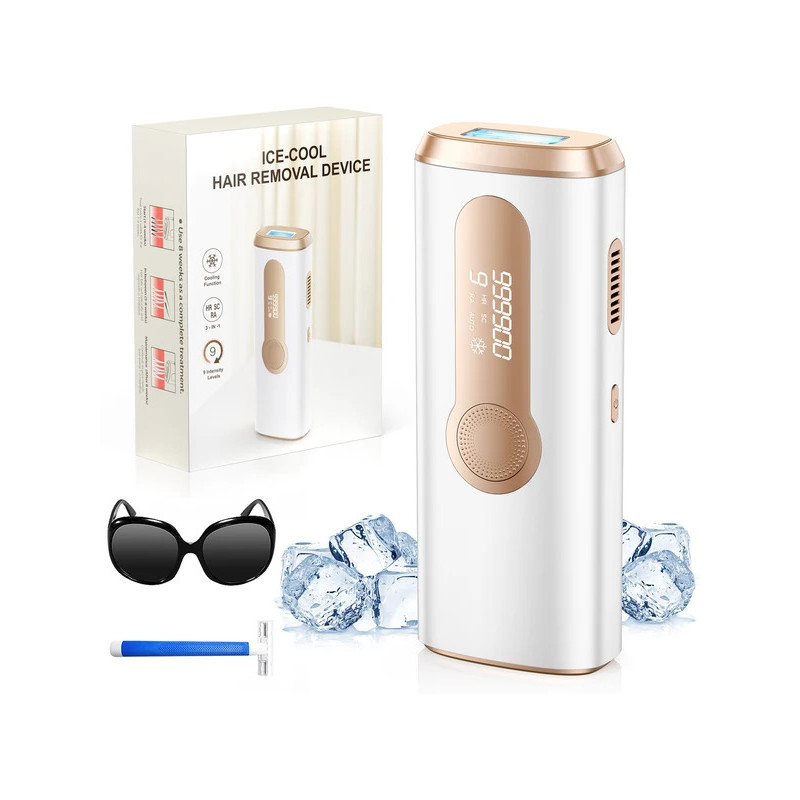 990000 Depilador A Laser Flash IPL , Remoção De Pelos Para Homens E Mulheres , Biquíni Corporal , Permanente Facial , In