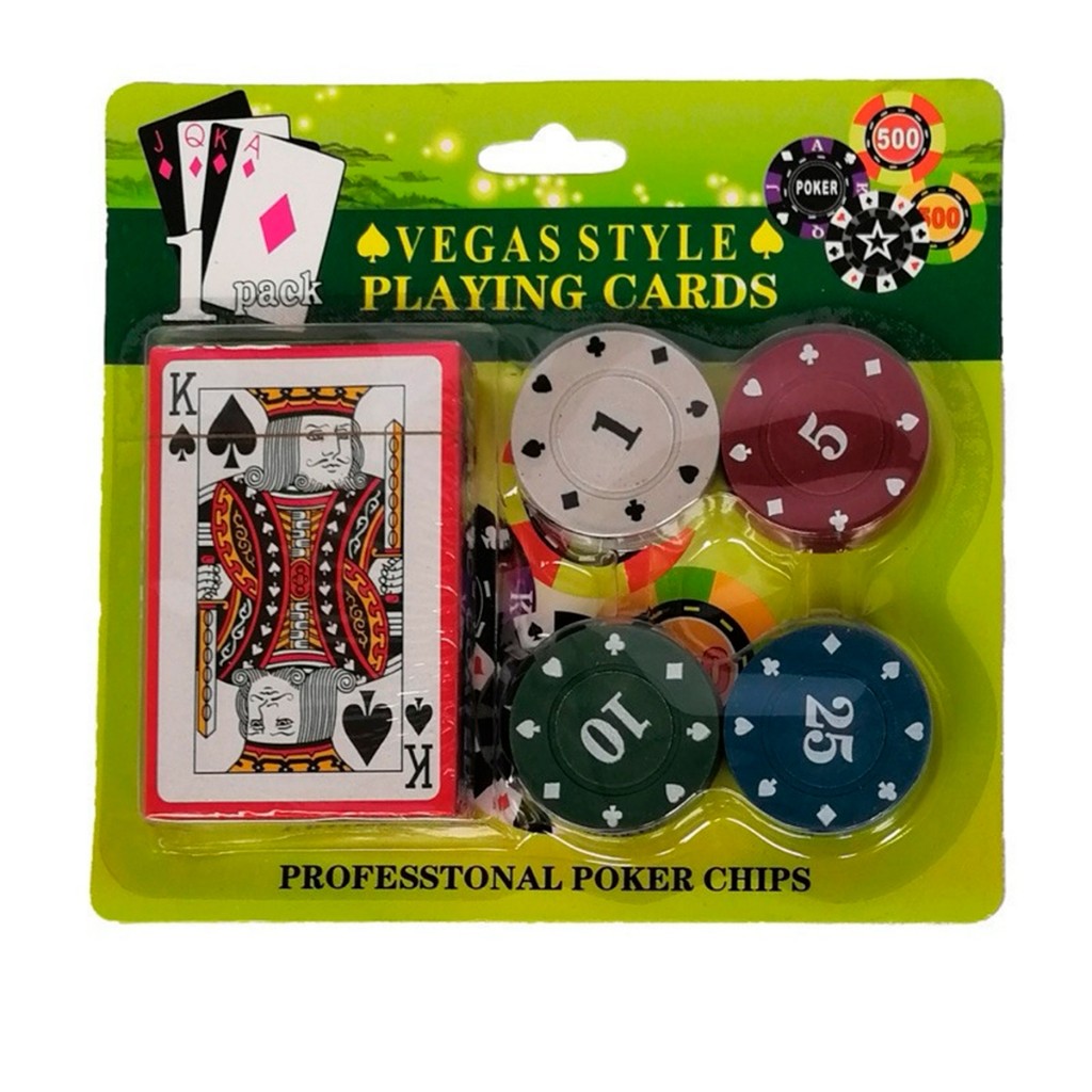 Conjunto de Cartas e Fichas Poker — imagem 2 de 2