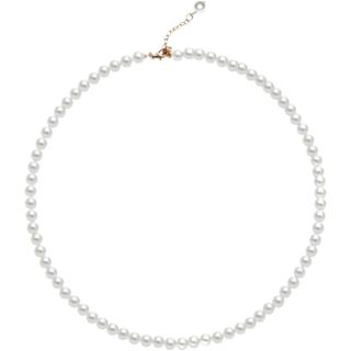 Colar de Pérolas para Mulheres, Colar de Pérolas de Imitação Brancas de 4/6/8/10mm, Colar de Pérolas de Vidro Falsas Red