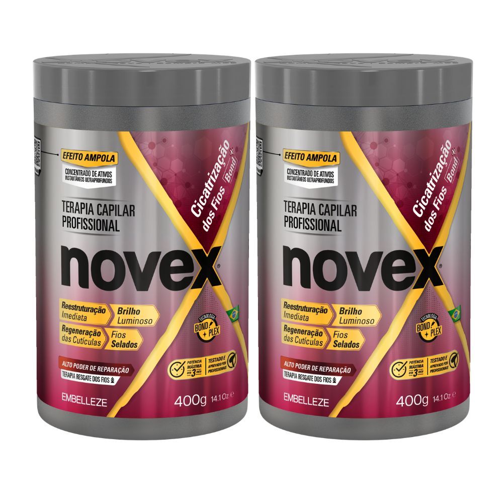 Kit 2 Creme de Tratamento Novex Cicatrização dos Fios
