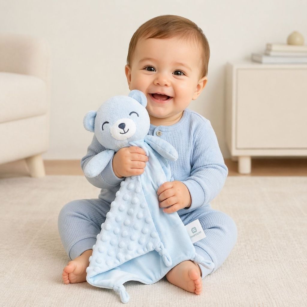 Naninha Bebê Pimpolho Super Macia para Menina e Menino Com Textura Aconchegante