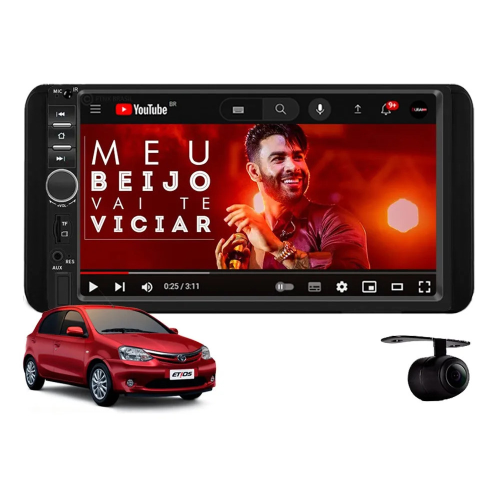 Central Multimídia Toyota Etios 2013 À 2021