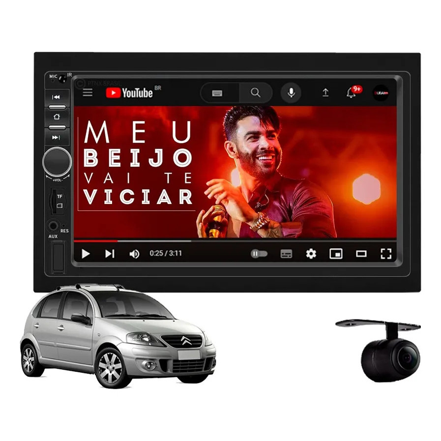 Central Multimídia Citroen C3 2003 À 2012