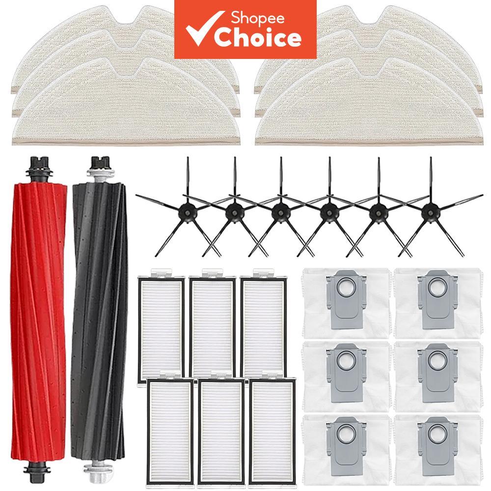 Acessórios para aspirador de pó para Roborock: kit de escovas, filtros e panos para os modelos Q8 Max / Q5 Max / Q5 Pro