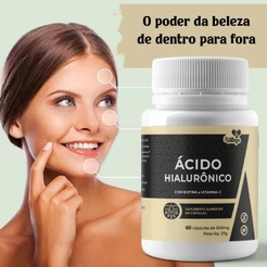 Ácido Hialurônico Vitage 60 Cápsulas Envio Imediato