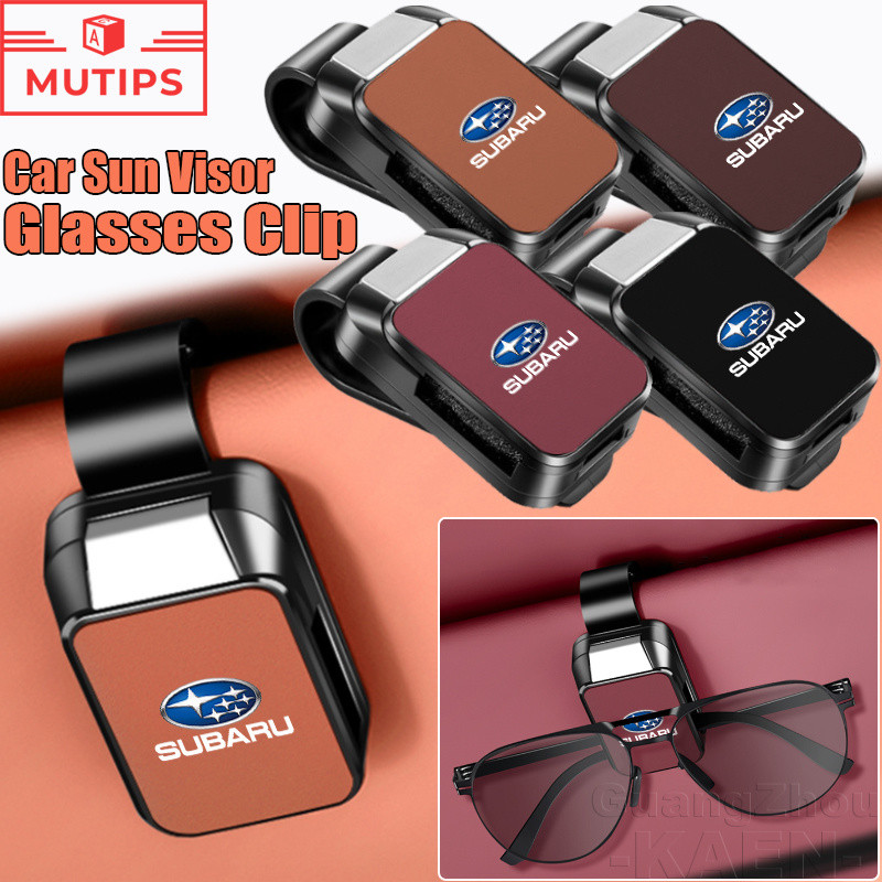 Subaru Suporte De Óculos De Sol Para Carro , Viseira , Clipe De Armazenamento De Cartão De Bilhete Crosstrek Forester XV