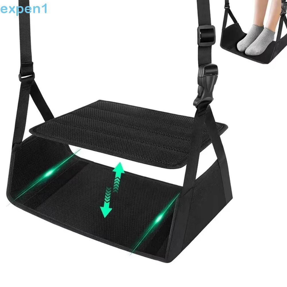 Descanso De Perna De Avião EXPEN , Placas De Suporte , Rede Confortável Para Pés , Fácil De Instalar , Apoio Os Mesa Por
