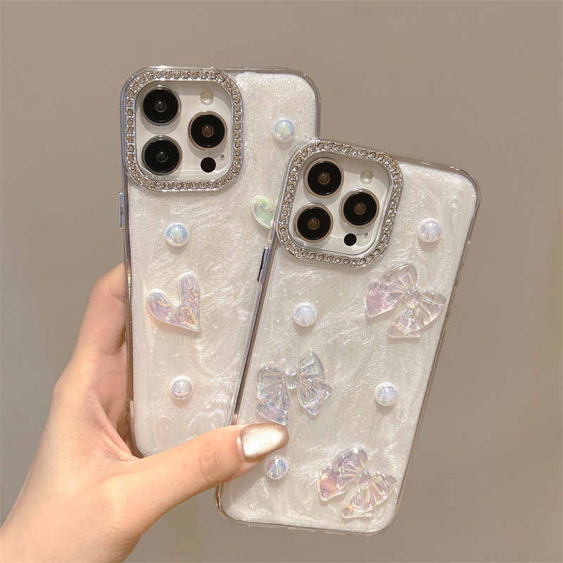 Adequado Para Iphone 16 Promax 6/7/8 X/XS Xms XR11 12 13 14 15 Inclui Capa De Telefone Pro Max/Plus Com Anel De Diamante