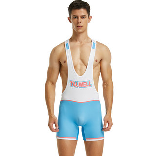 Macacão masculino TAUWELL macacão esportes ciclismo roupas de levantamento de peso correspondência de cores correndo Yog