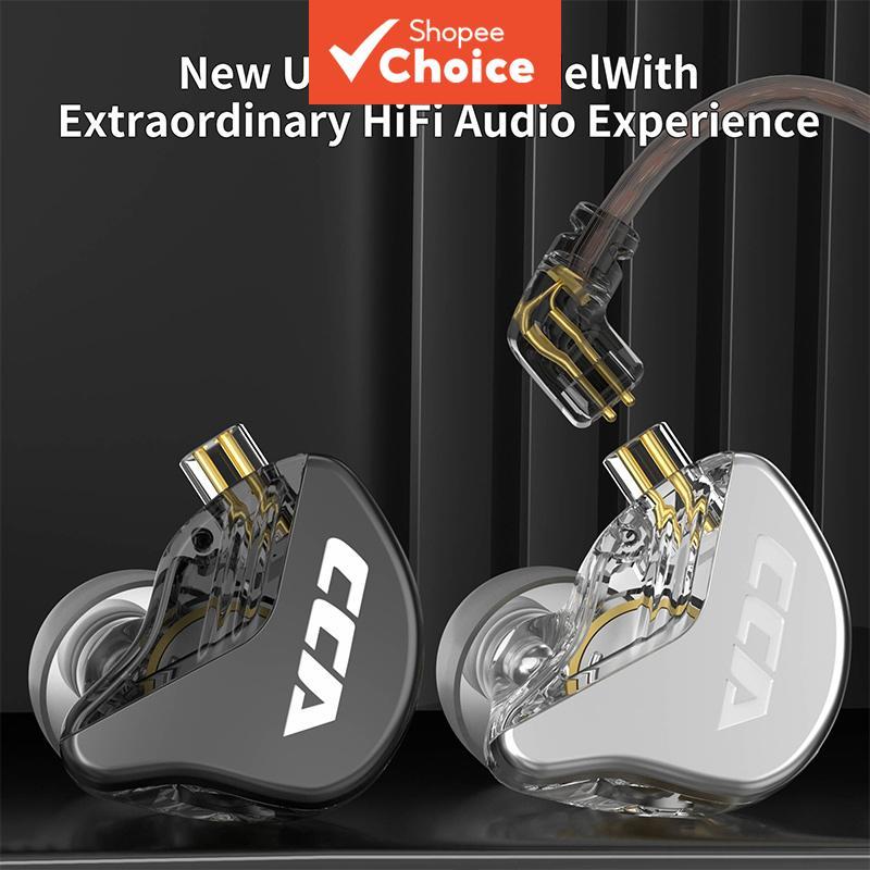 Fone de Ouvido com Fio Hifi de Monitoramento com Cancelamento de Ruído, Fones de
