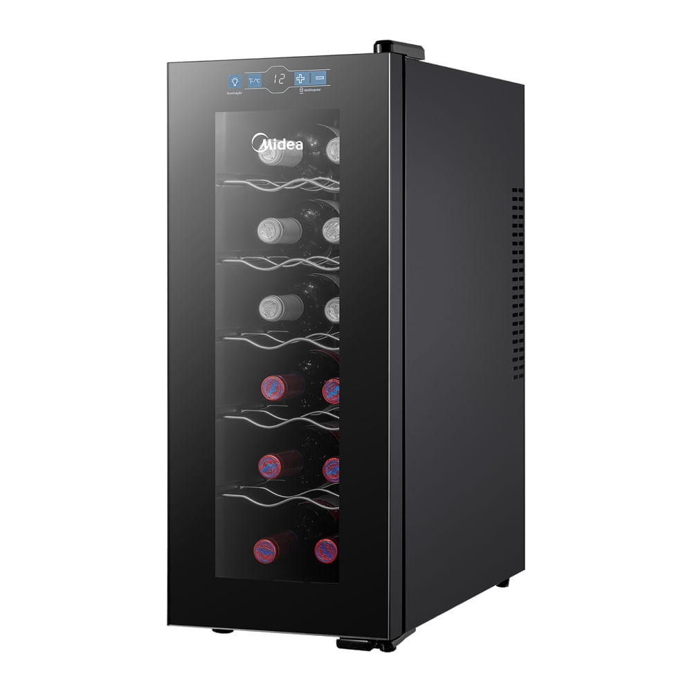Imagem Adega Climatizada de Vinho 12 Garrafas Bivolt Midea