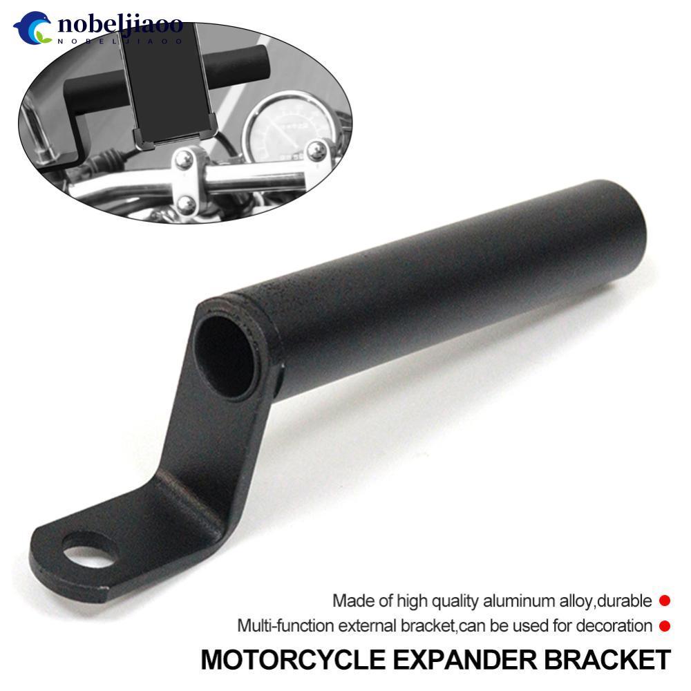 NOBELJIAOO Motocicleta Bicicleta Espelhos Retrovisores Adaptador Titular Riser Base Extensor Suporte De Montagem Acessór