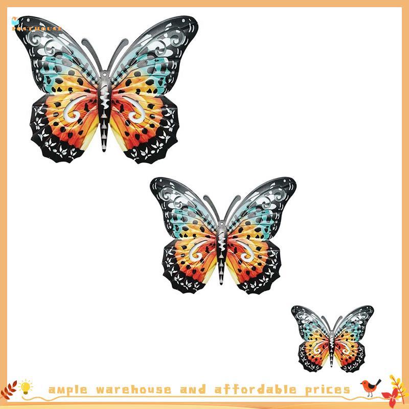 clarkbrs4 Borboleta De Metal Para Parede Externa Decoração De Casa Pingente De Ferro Forjado De Cerca Decorativa De Jard