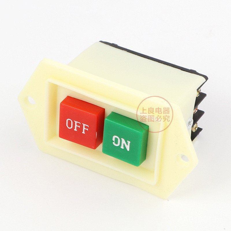 Interruptor de botão de pressão LC3-5, interruptor de 3 fases 5A, botão de partida para furadeira de bancada LC3-10 QVYZ