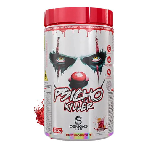 Demons Lab Psico Aminoácidos Psico Killer Pó Ponche De Frutas