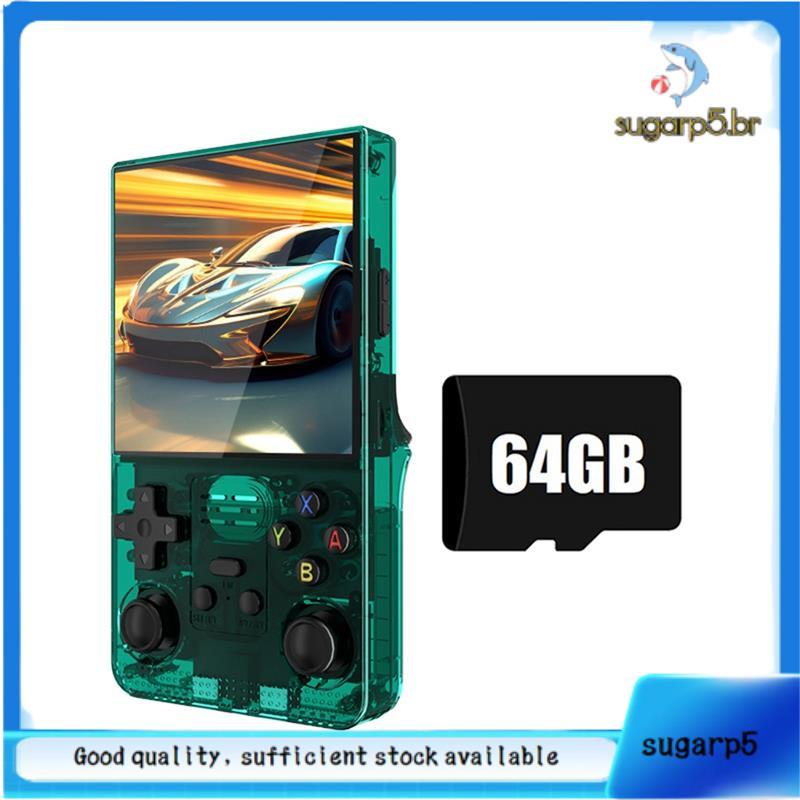 R39MAX Console De Jogos Portátil 64G + 18000 + 4-Polegada IPS Tela Colorida Retro Game Player Suporte 20 + Emuladores A