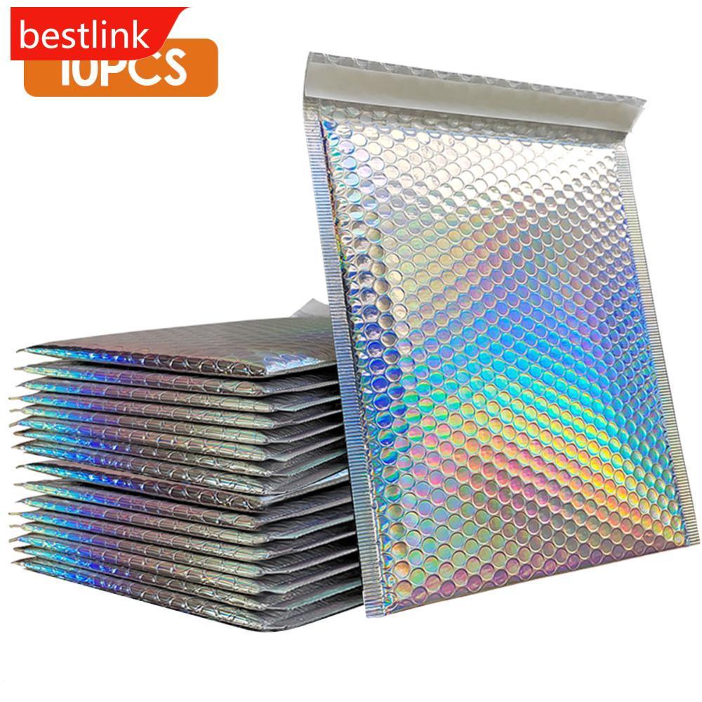 BESTLINK 10 Pçs/Lote Bolha Mailers Envelope Laser Auto Selo Sacos De Embalagem Postal Livro Estofamento Proteção Anti-Qu