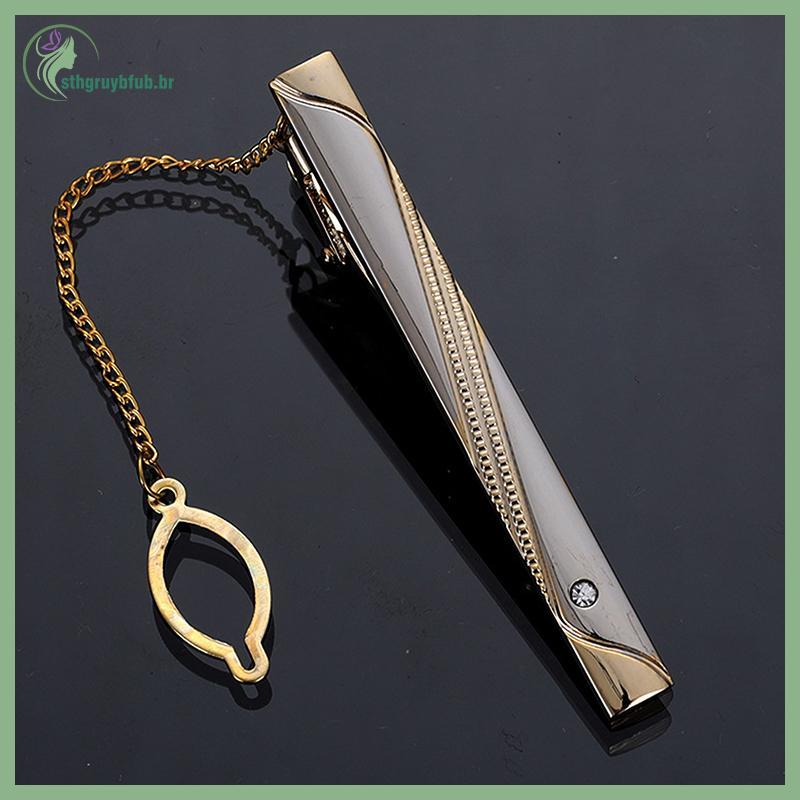STHB Masculino Metal Simples Netie Bule Ouro Prata Cor Gravata Barra Fecho Clipe Braçadeira Laços Pino Moda Jóias Requin
