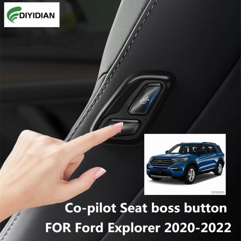 Carro co-Piloto Chefe Assento Atualização Botão De Ajuste De Controle Remoto Elétrico Modificação Para Ford Explorer 202