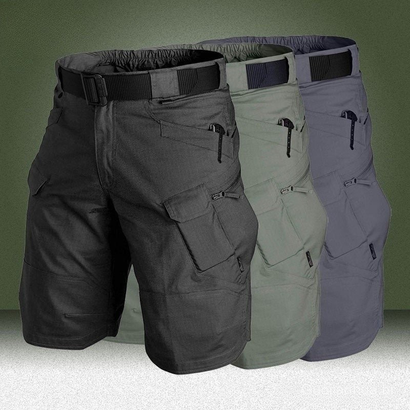 Calções Táticos Masculinos Militares Impermeáveis e Resistentes ao Desgaste para Trabalho de Verão, Calções de Secagem R